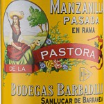Manzanilla Pastora pasada en rama etiqueta
